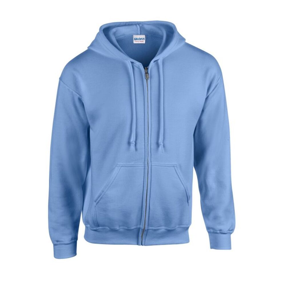 Gildan Unisex Adult Heavy Blend Full Zip Hoodie / Carolina Blue - Picture 1 of 3